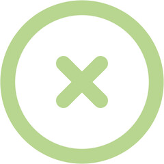 X Circle icon design logo