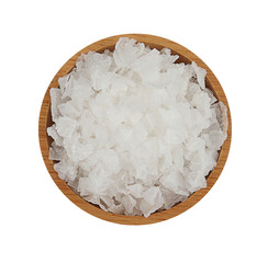 Flower of salt isolated on a white background with clipping paths