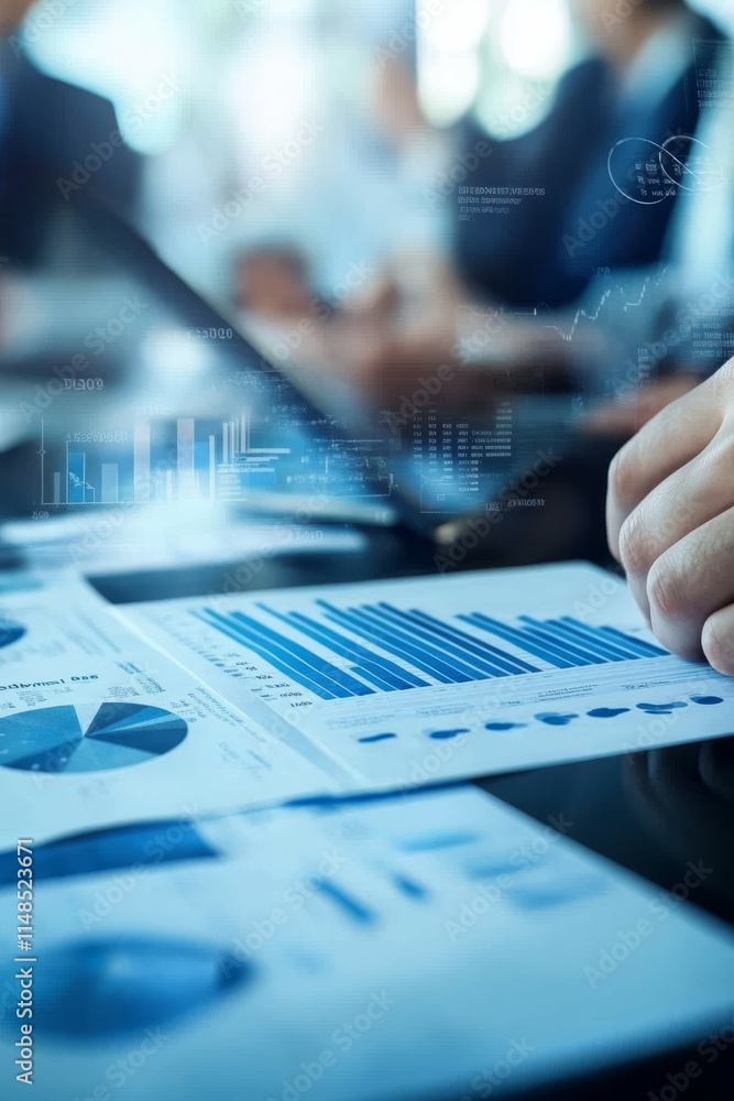 Poster join us for a business meeting on the vital role of data analytics in improving communication and en