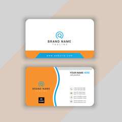 Abstract design visiting card template