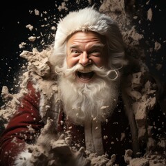 santa claus facial expression By Generated AI
