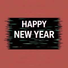 Fototapeta premium happy new year card