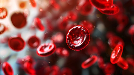 Human blood cell background 