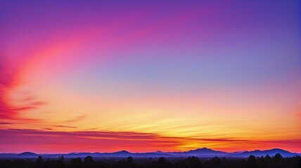 Fototapeta premium sunset over the mountains