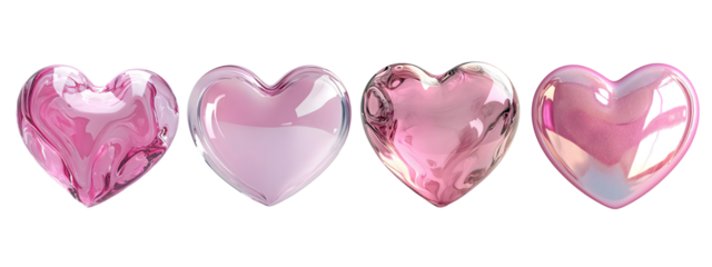 Pink heart symbolizing love and passion for Valentine's Day celebration