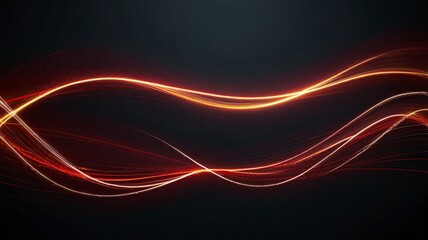 Abstract background Glowing shiny lines affect  futuristic abstract background 