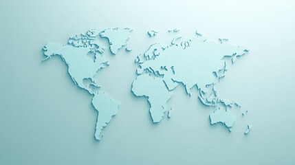 Exquisite paper world map, a detailed geographic masterpiece for exploration and education