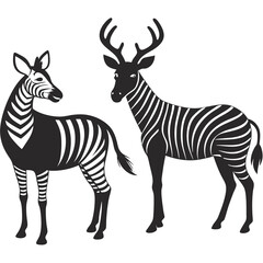 zebra vector illustration