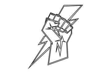 Fist Vector Designs as Emblems of Solidarity in Human Rights, human rights, fist icon, freedom illustration, human dignity, fighting for rights, protest fist, equality symbol, fighting for justice