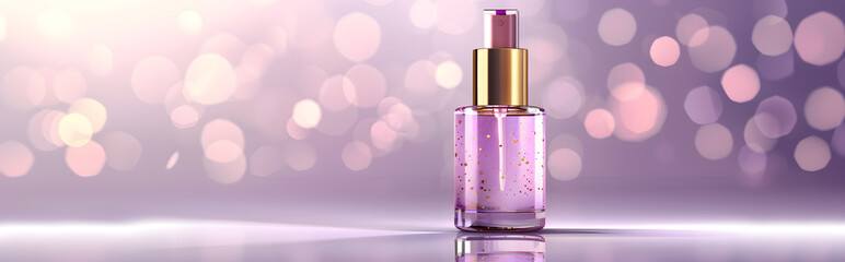 Purple cosmetic perfume for beauty brand