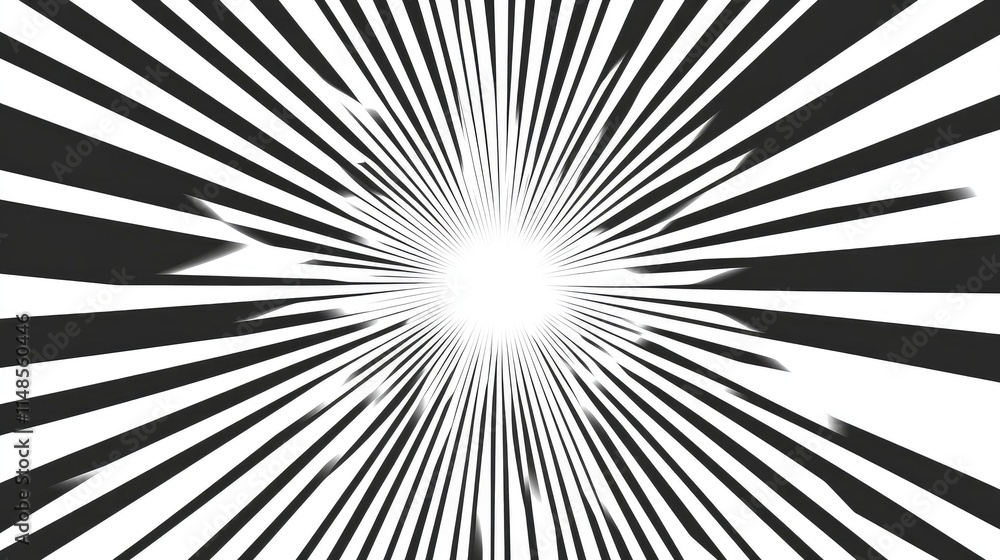 Poster dynamic line background featuring a burst effect with radiating lines from the center.