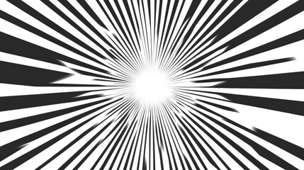 Fototapeta premium Dynamic line background featuring a burst effect with radiating lines from the center.