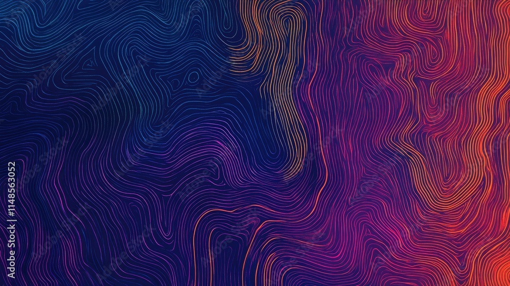 Poster gradient background with overlapping linear patterns, transitioning smoothly between bold colors.