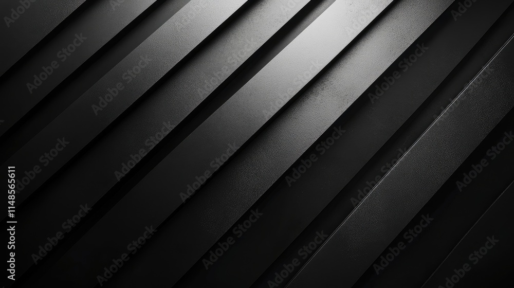 Poster minimalist background with dynamic diagonal stripes in alternating light and dark hues.