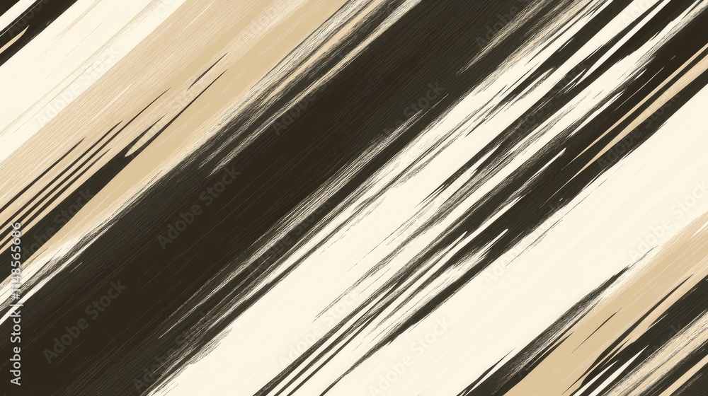 Poster minimalist background with dynamic diagonal stripes in alternating light and dark hues.