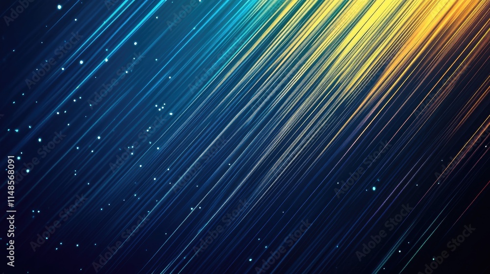 Poster minimalist line background with thin, scattered parallel lines creating a sense of depth.