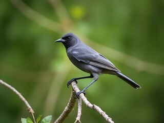 Fototapeta premium blackbird on the branch