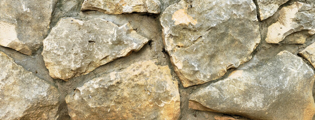 Background of large stones. Stone wall