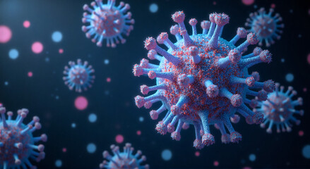 Obraz premium virus in the water