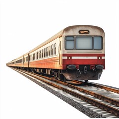 Fototapeta premium train on the railway