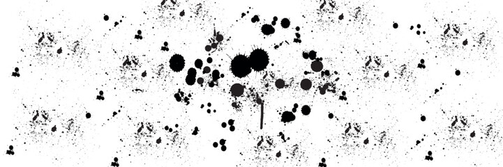 Black and white blotches brush strokes graphic effect background design element for illustration background.