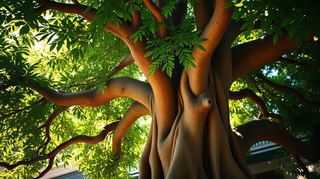 Vibrant Old Sycamore Fig Tree - Stunning Ficus Sycomorus Photography