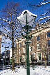 Streetlight in the Snow