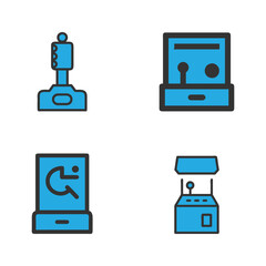 Arcade game icon vector illustration isolated 