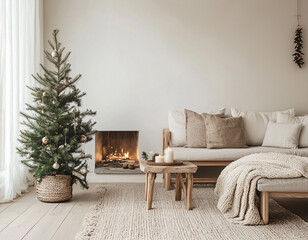 Cozy Christmas Living Room