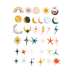 Folk Art Symbol Design Element
