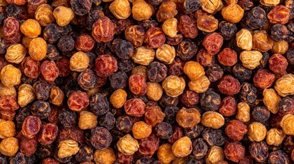 Obraz premium Colorful Variety of Dried Berries for Culinary Applications and Recipes