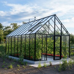 Tomato Growing Greenhouse