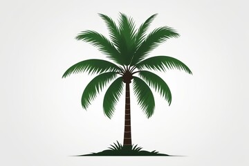palm tree icon vector