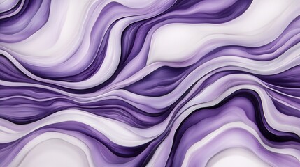 Obraz premium Abstract Purple Wave Pattern with Fluid Smooth Textures and Lines