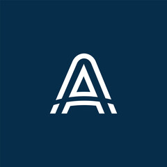 Elegant A Letter Logo Template
