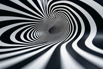 Black and white lines vortex speed texture effect.