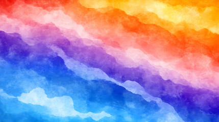 Vibrant Rainbow Abstract Background