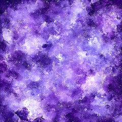 Fototapeta premium Purple Galaxy Abstract Watercolor Background