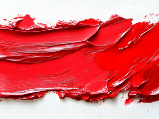 Crimson Abstract Paint Texture