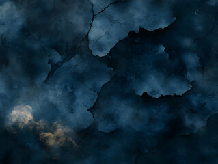 Dark Blue Abstract Crackle Background
