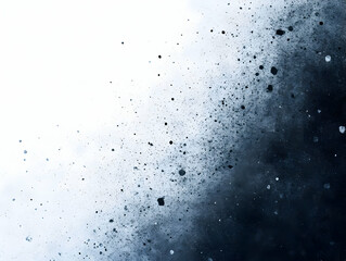 Obraz premium Abstract Blue Ink Spatter Background