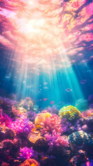 Vibrant Underwater Illustration