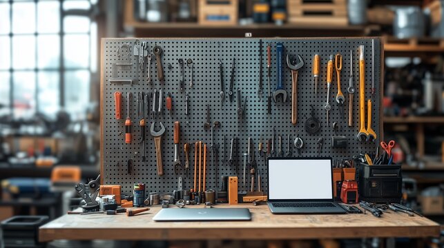 Workshop Tools and Workspace Arrangement