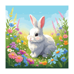 Baby animals vector illustration