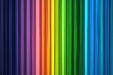 Obraz premium Vibrant Color Stripes in Rainbow Spectrum on Textured Background