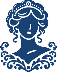 Elegant Silhouette Cameo for Decorative Use
