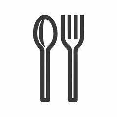 Spoon and Fork Vector Design