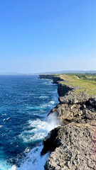 沖縄県 万座毛の景色 恩納村