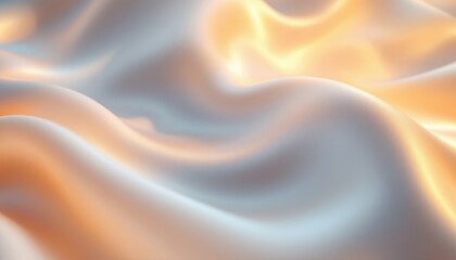 Obraz premium Elegant Draped Fabric Texture: Soft Waves of Light and Shadow