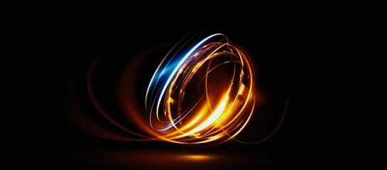 render of a glowing sign abstract background illustration 